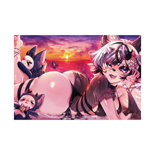 'Beach Day with the Shibs' | Without Tail Poster