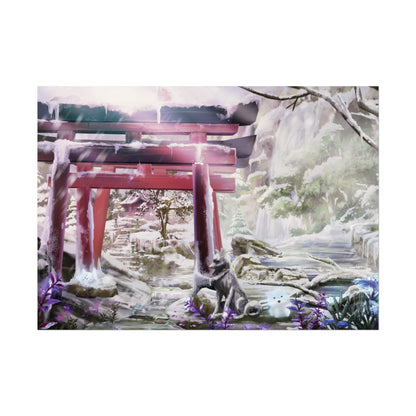 'Ghibli Snow Day' Posters