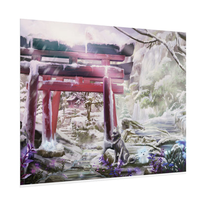 'Ghibli Snow Day' Posters