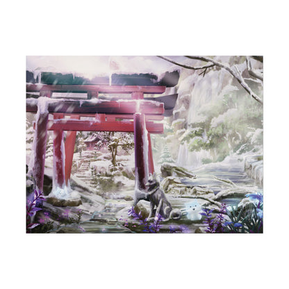 'Ghibli Snow Day' Posters