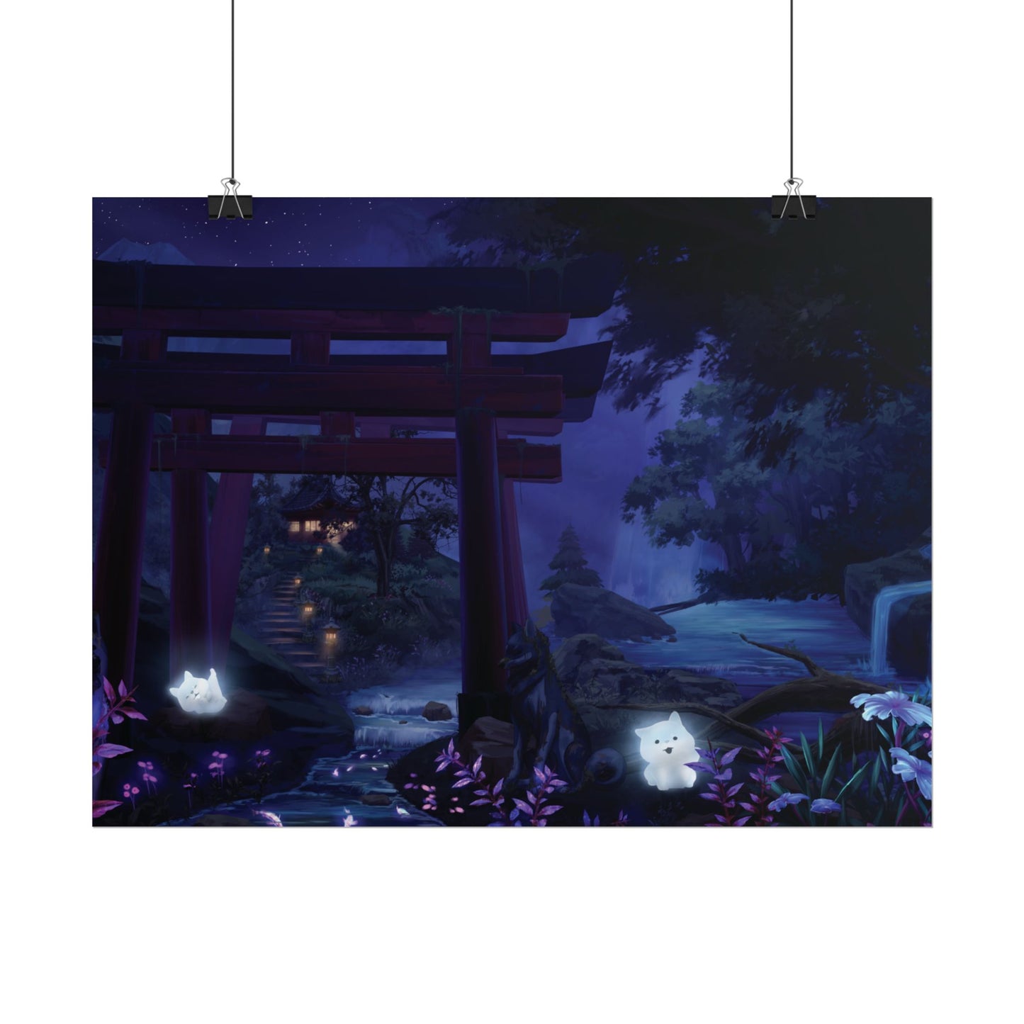 'Night Time Shrine' Posters
