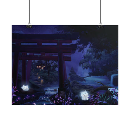 'Night Time Shrine' Posters