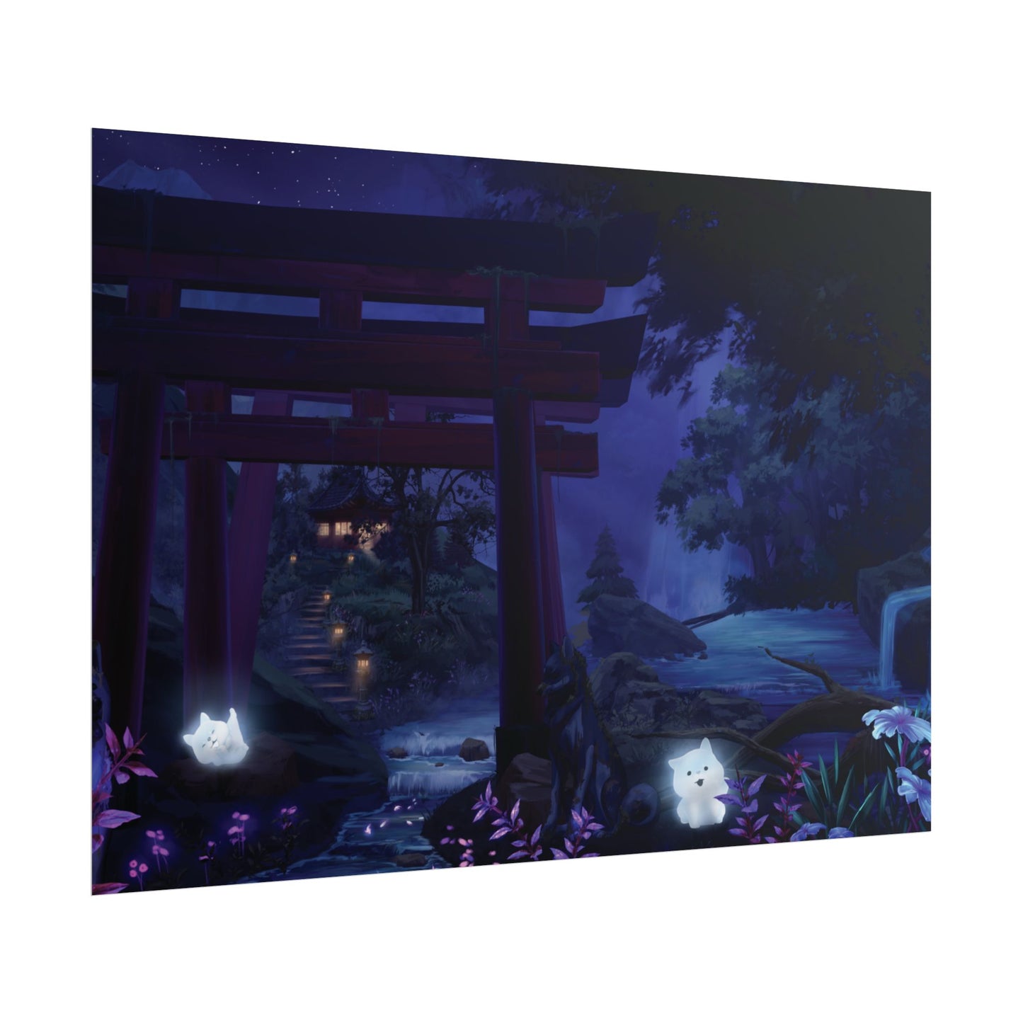 'Night Time Shrine' Posters