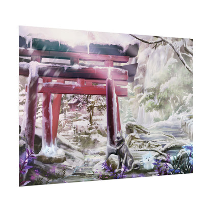 'Ghibli Snow Day' Posters