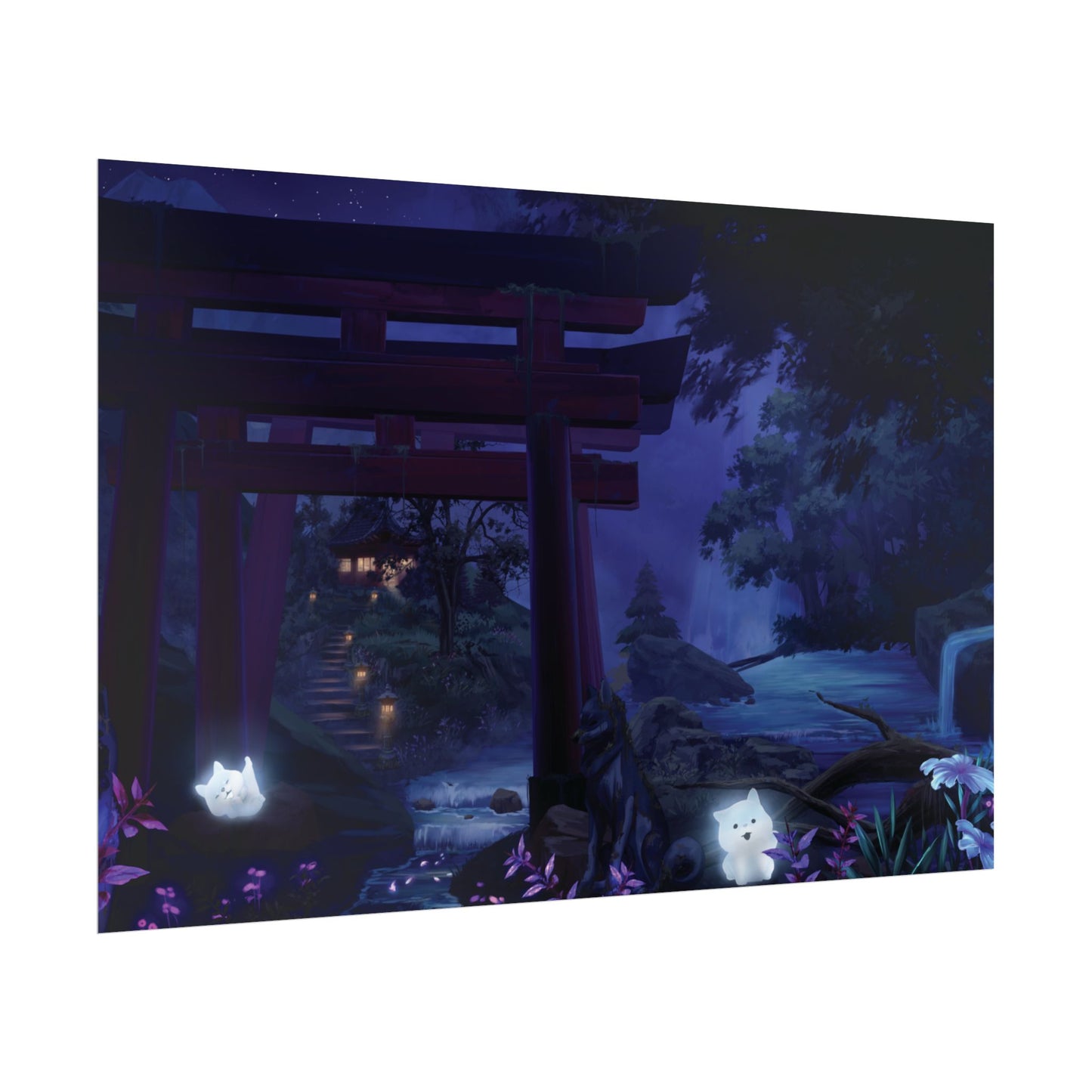 'Night Time Shrine' Posters