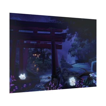 'Night Time Shrine' Posters