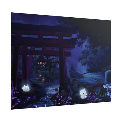 'Night Time Shrine' Posters