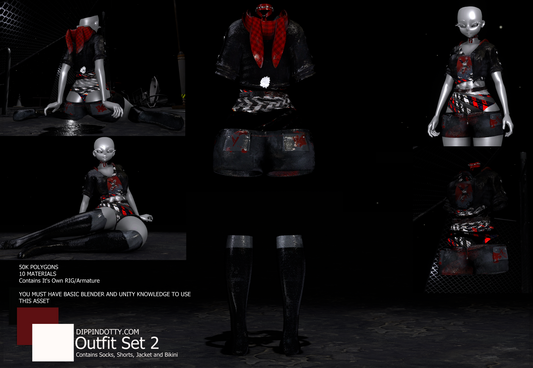 ╭┈ヾSkater Outfit 🐰[DLC/Full Outfit Set]