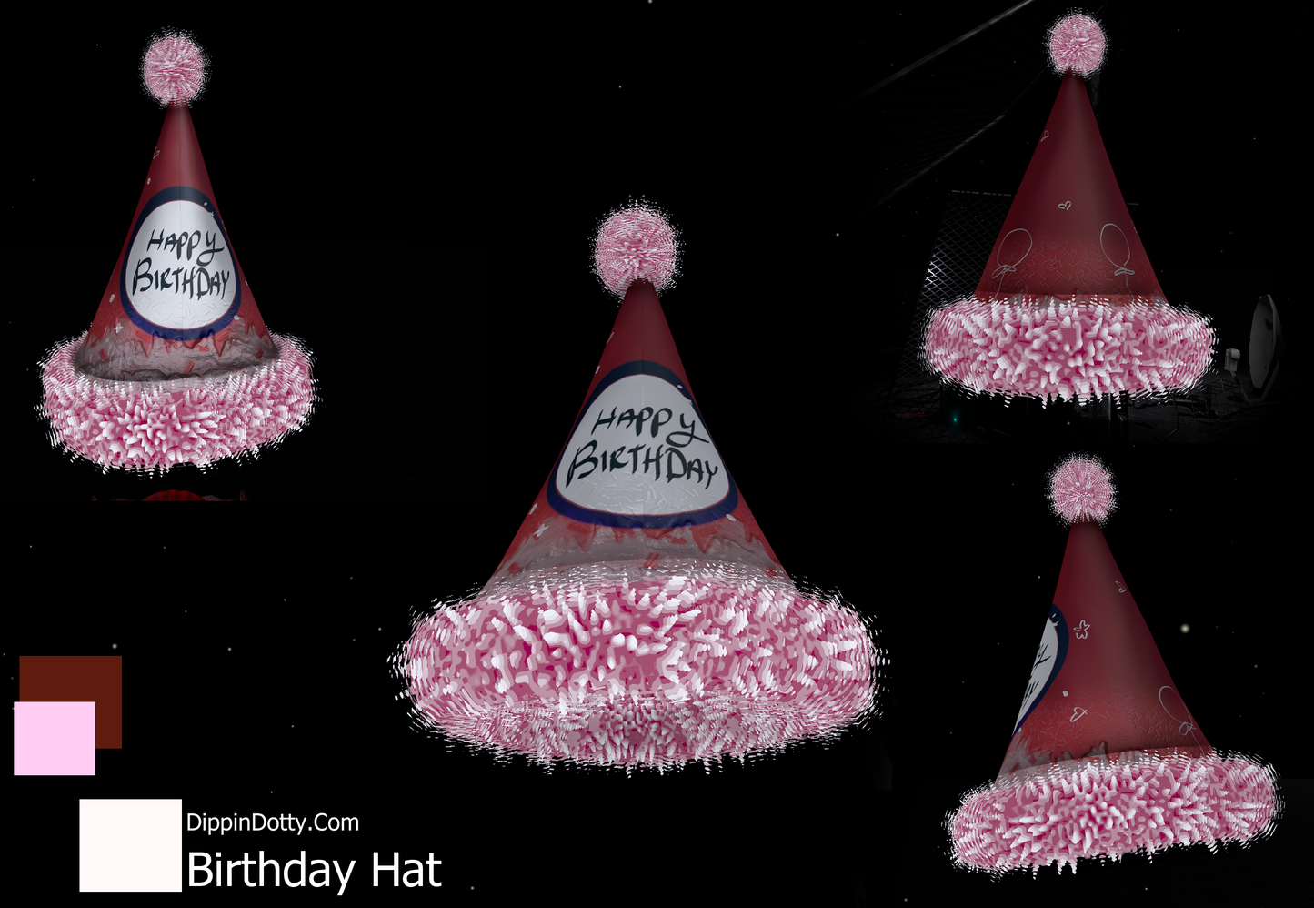 ╭┈ヾBirthday Hat 🎉[Hat Asset]