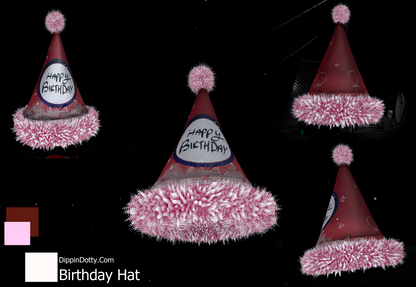 ╭┈ヾBirthday Hat 🎉[Hat Asset]
