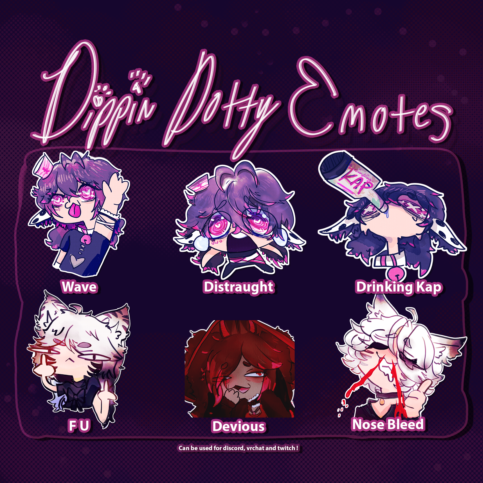 DippinDotty Emotes (Batch 1) - DippinDotty