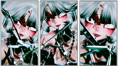 ╭┈ヾGa'thic Scissor Hands 🦋