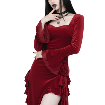Miss Blood Shred Long Dress