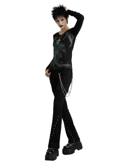 Mr. Low 's Rise Flare Pants