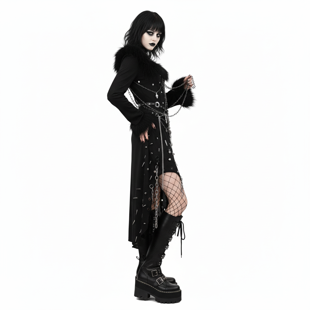 Raven's Wraith Gothic Dress
