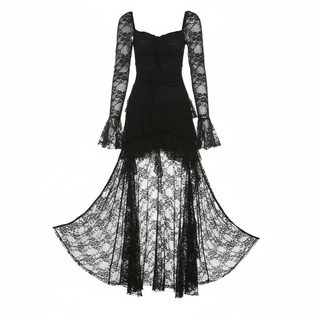 Twilight Whisper Gothic Dress