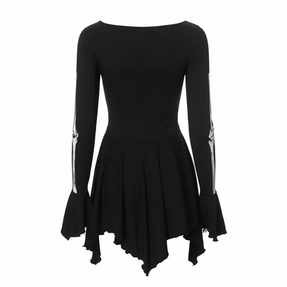 Mrs. Spooky, Scary Skeleton Dress