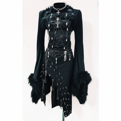 Raven's Wraith Gothic Dress