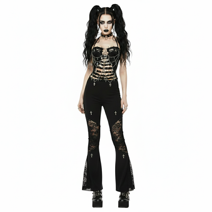 Twilight Patchwork Flare Pants