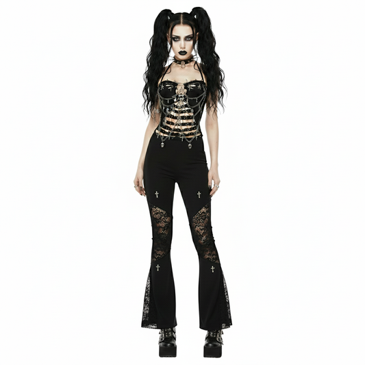 Twilight Patchwork Flare Pants