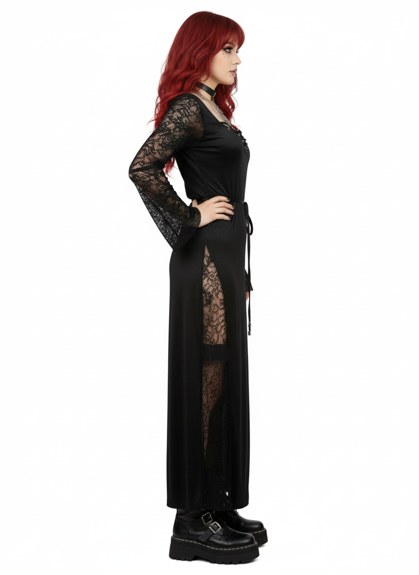 Nightshade's Elegant Long Dress