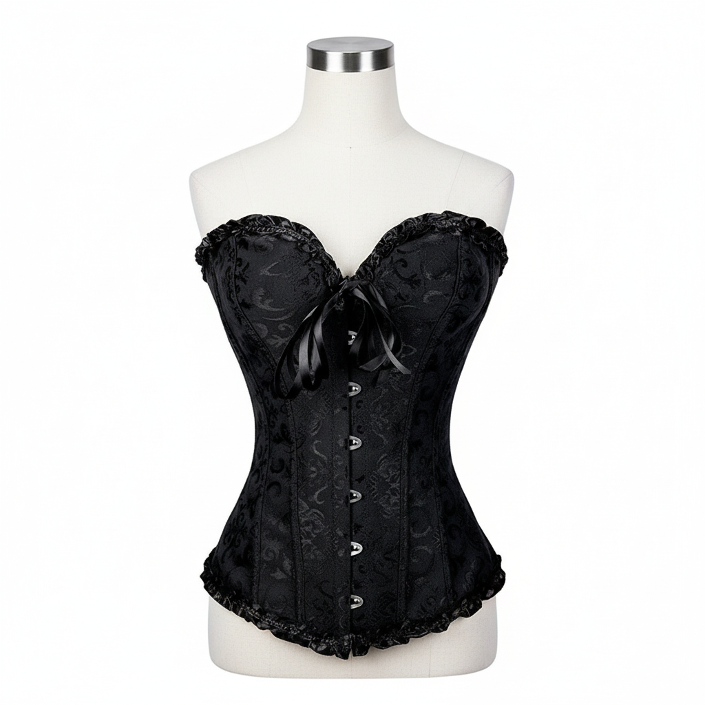 Raven Floral Corset