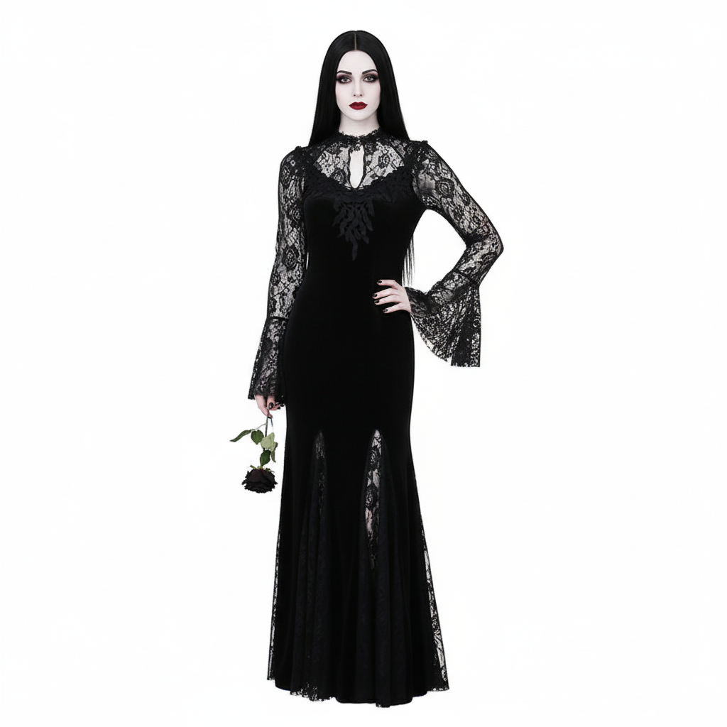 Moonlit Palace Goth Dress