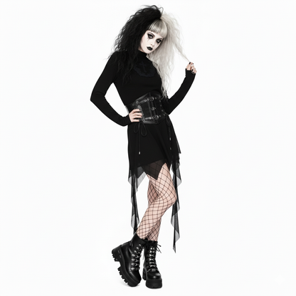 Gothic Cross Hollow T Shirt