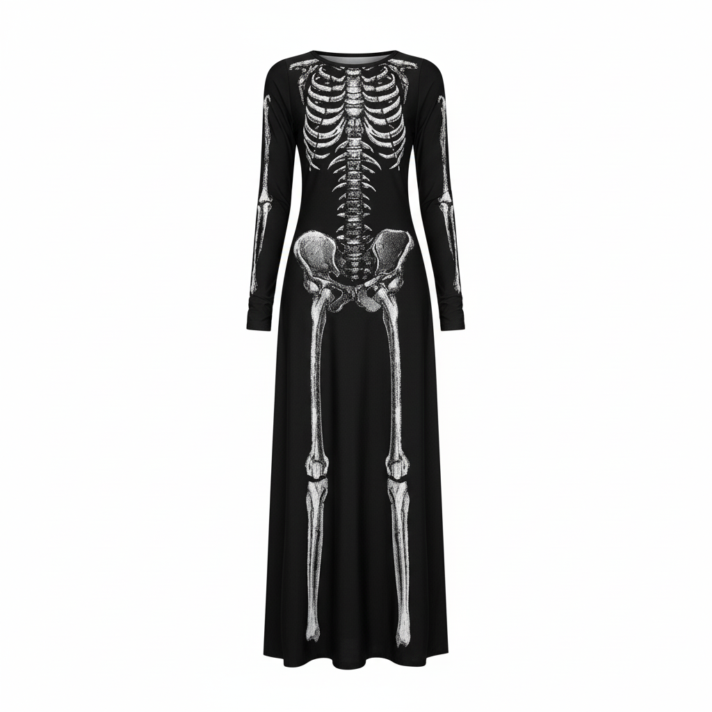 Miss Skeleton's Long Dress