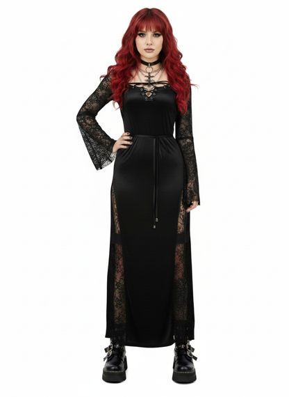 Nightshade's Elegant Long Dress