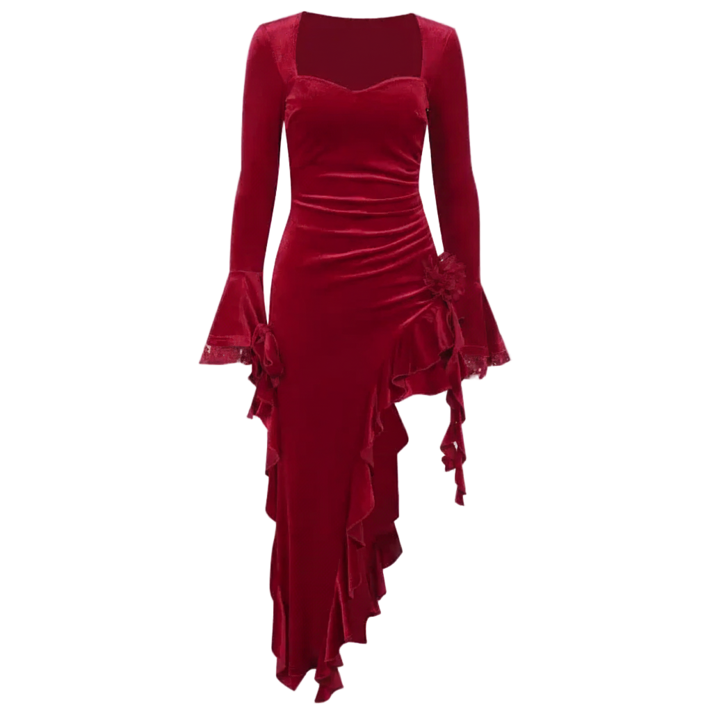 Miss Blood Shred Long Dress