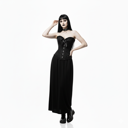 Raven Floral Corset