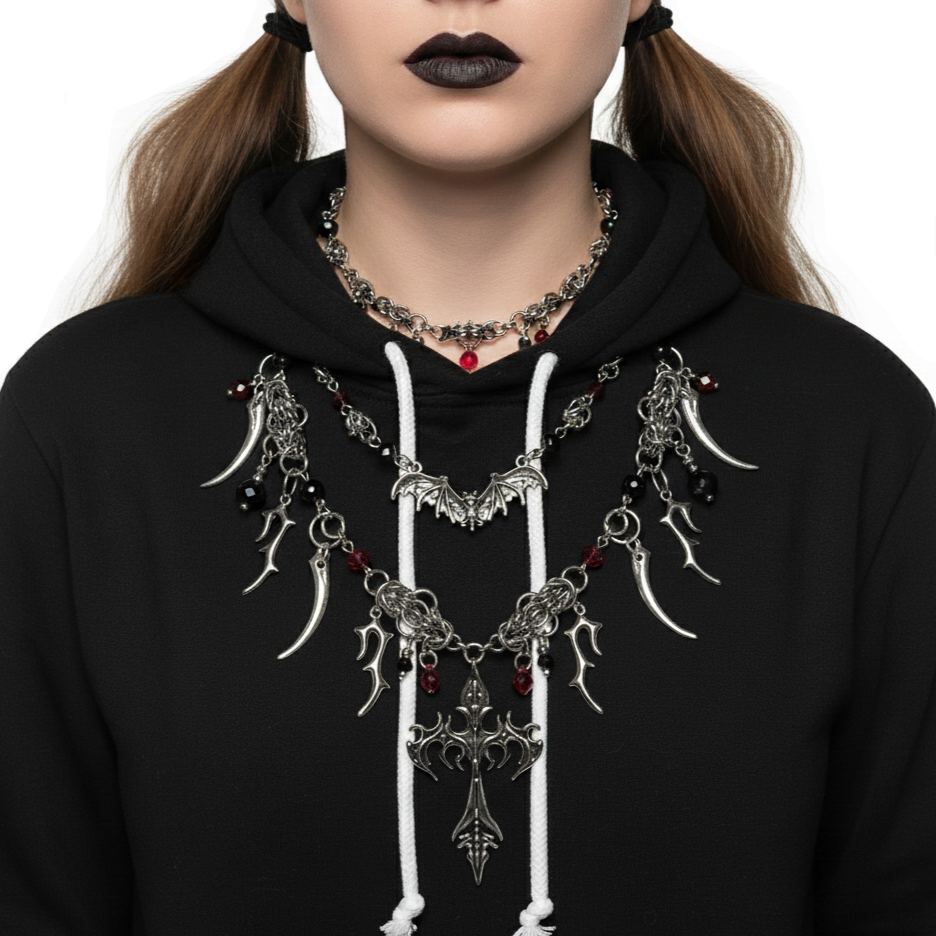 Blood Bat Necklace