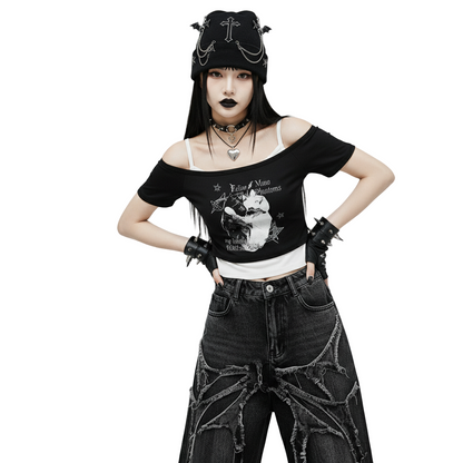 Aesthetic Goth Graphic T-Shirt