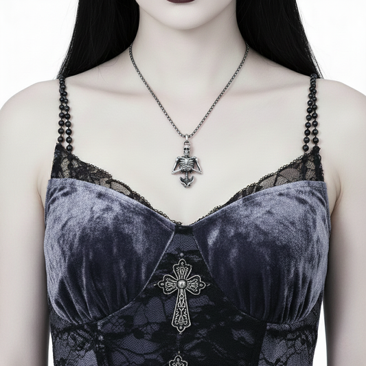 Mr. Skeleton's Hand Necklace