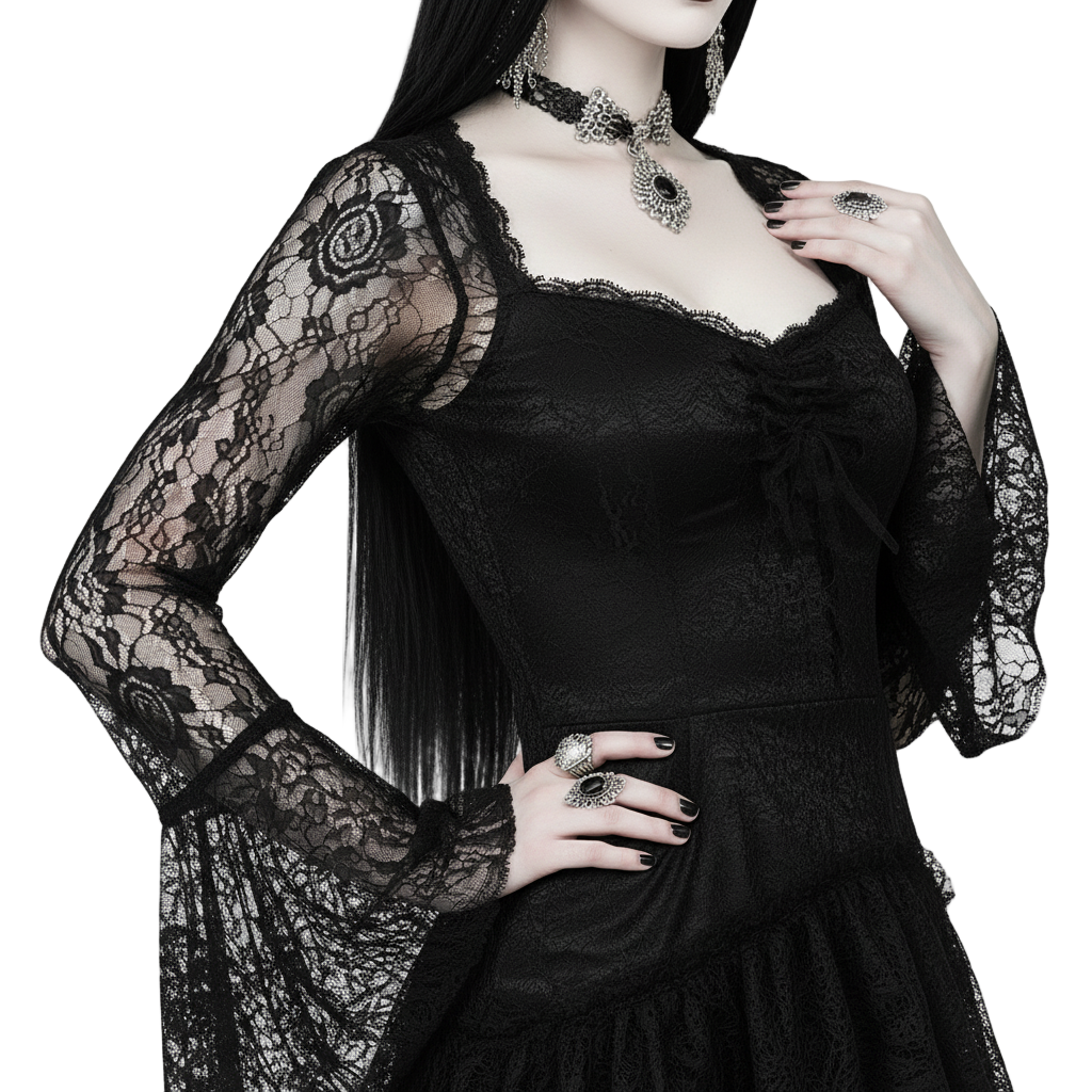 Night Whisper Gothic Dress