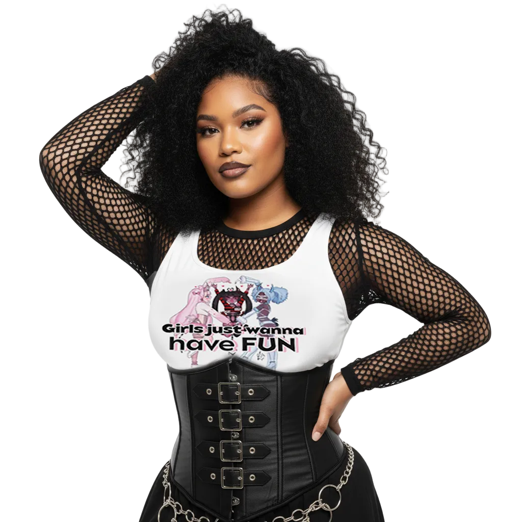 'Girls Just Wanna Have Fun' Sports Bra