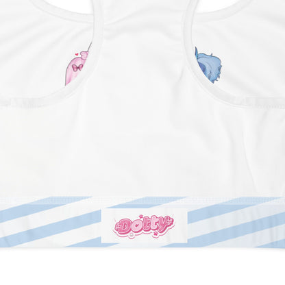 'Girls Just Wanna Have Fun' Sports Bra - DippinDotty