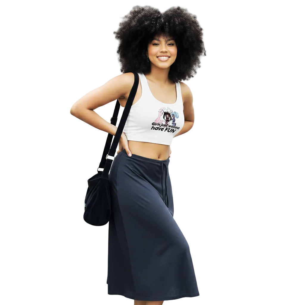 'Girls Just Wanna Have Fun' Sports Bra