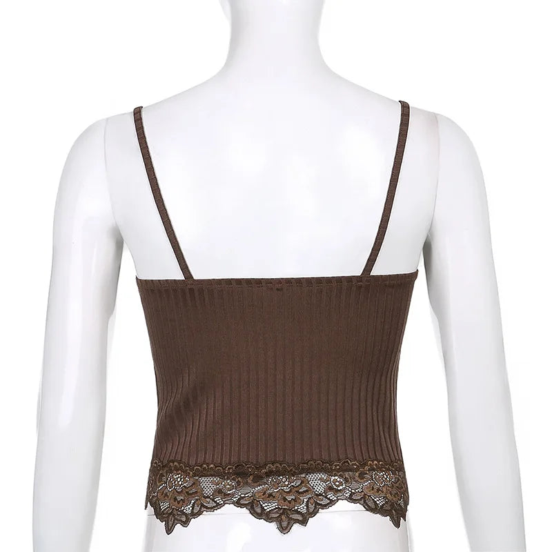 Lace Camis Crop Top