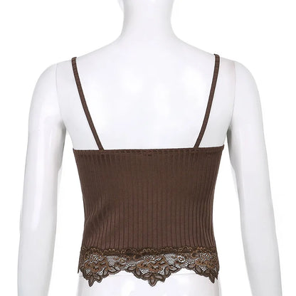 Lace Camis Crop Top