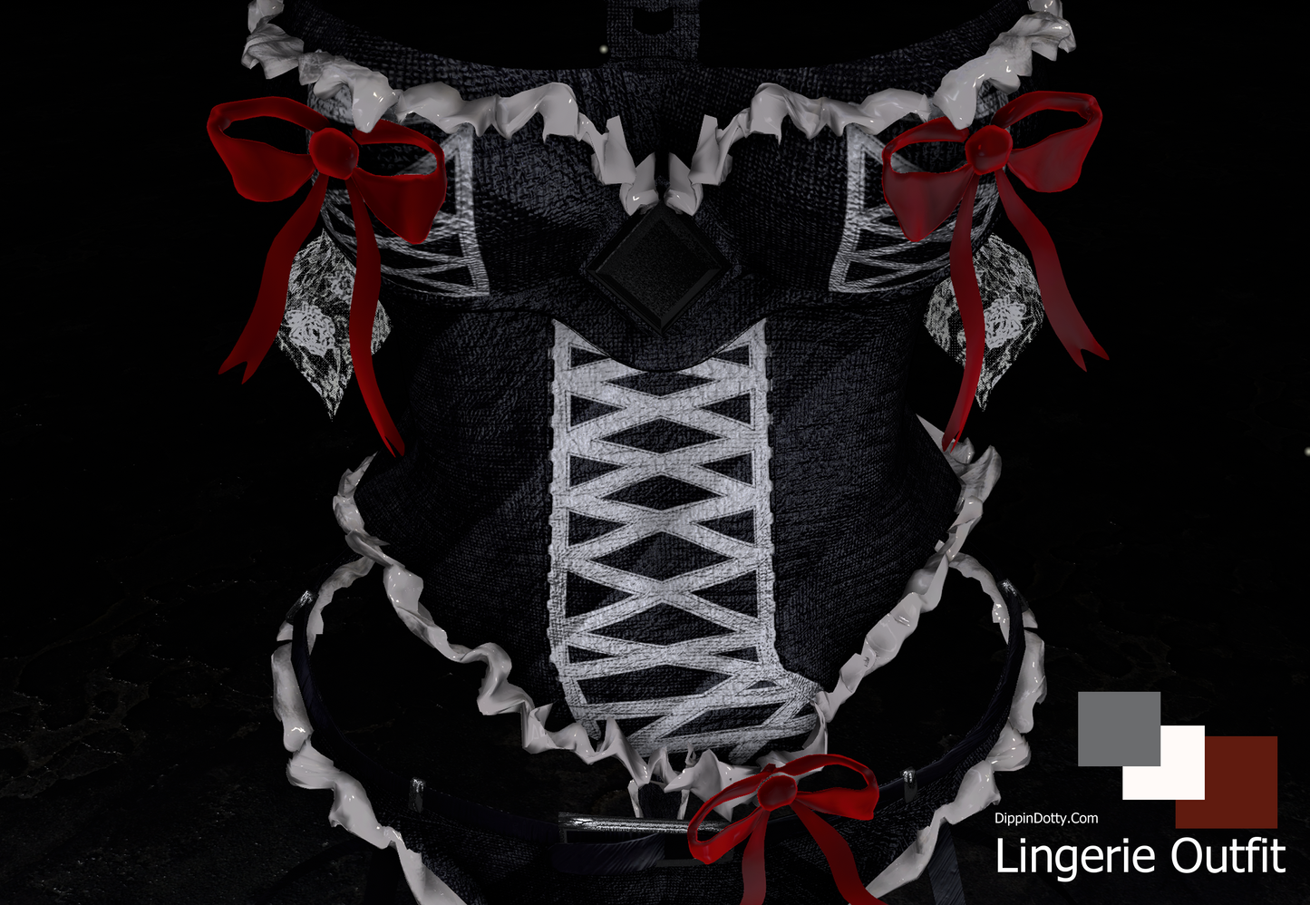 ╭┈ヾL. Lace Set 🎀 [DLC/Full Outfit Set]