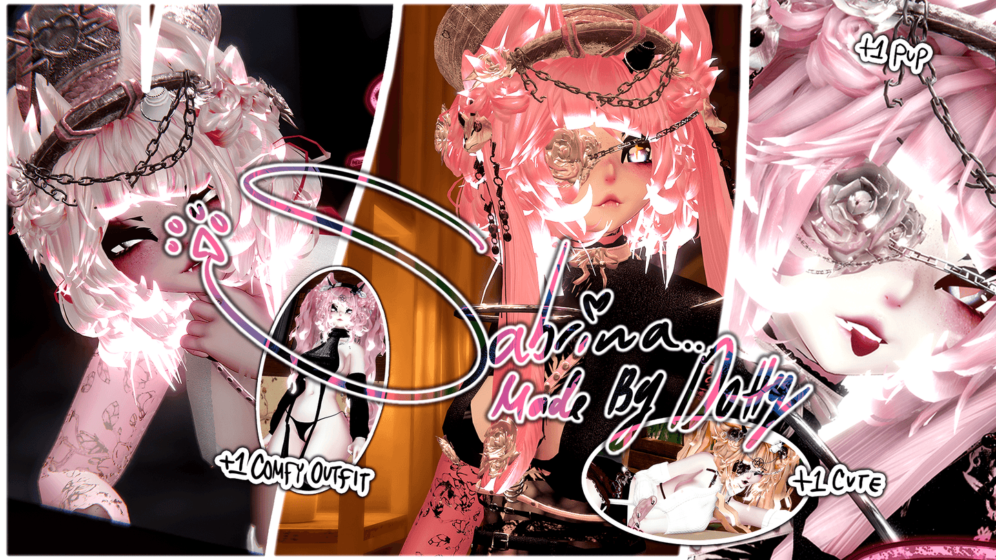 ╭┈ヾSabrina, The Dancing Pooch 🐕 | GOGOLOCO | VRCFURY | SPS + TPS | PHYSBONES | Personal License Only | Face Tracking (VRCHAT) | Warudo (ARKIT + VRM) | PC + QUEST - DippinDotty