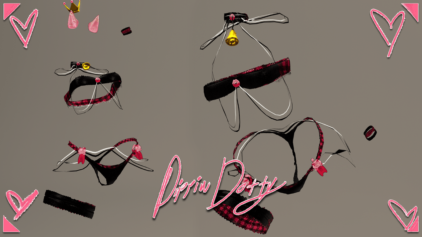 ╭┈ヾFluffer Outfit 👑[Full Outfit Set] - DippinDotty