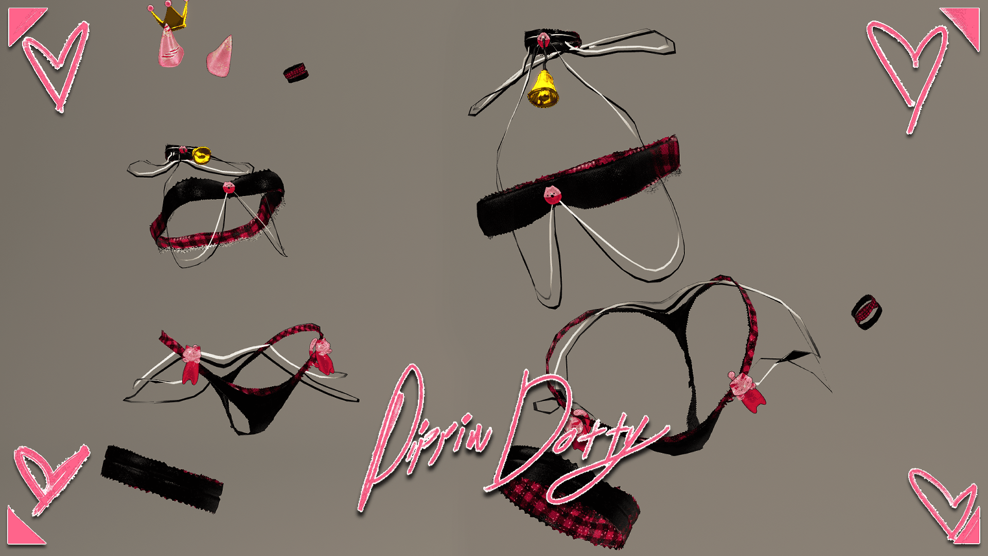 ╭┈ヾFluffer Outfit 👑[Full Outfit Set] - DippinDotty