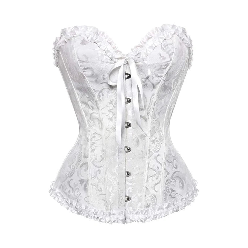 Raven Floral Corset