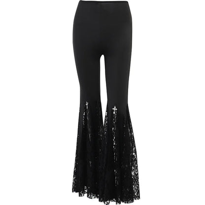 Twilight Patchwork Flare Pants