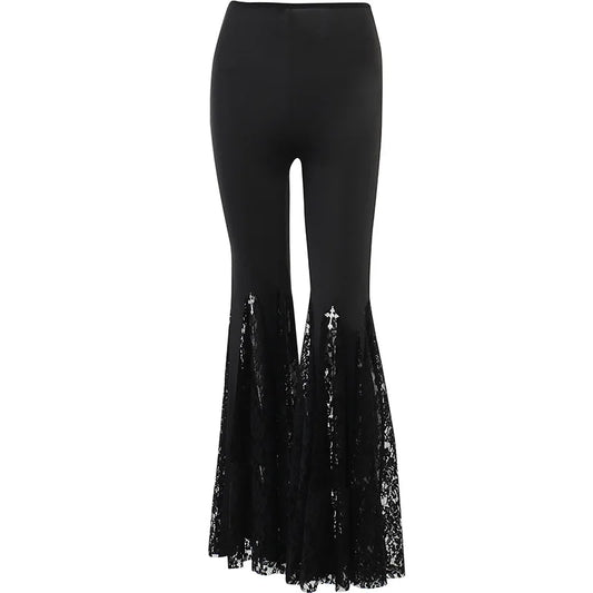 Twilight Patchwork Flare Pants