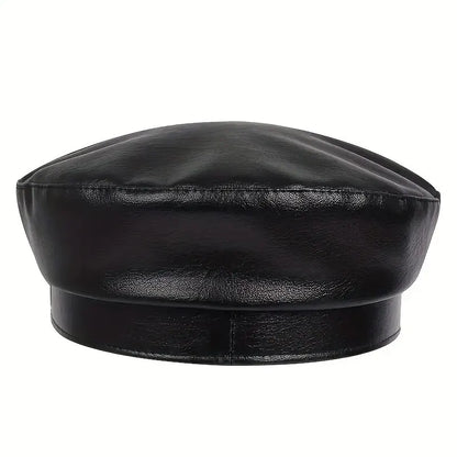 Black Sailor-Style Beret