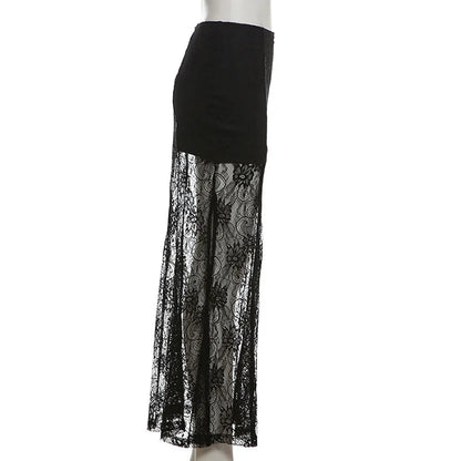 Simple Gothic Long Skirt